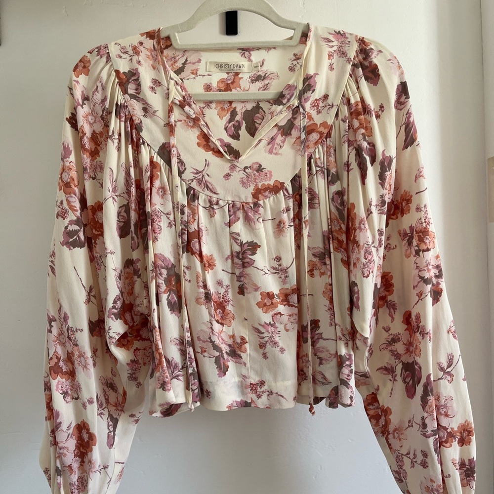 Christy Dawn Sophie Floral Blouse Size XS/S